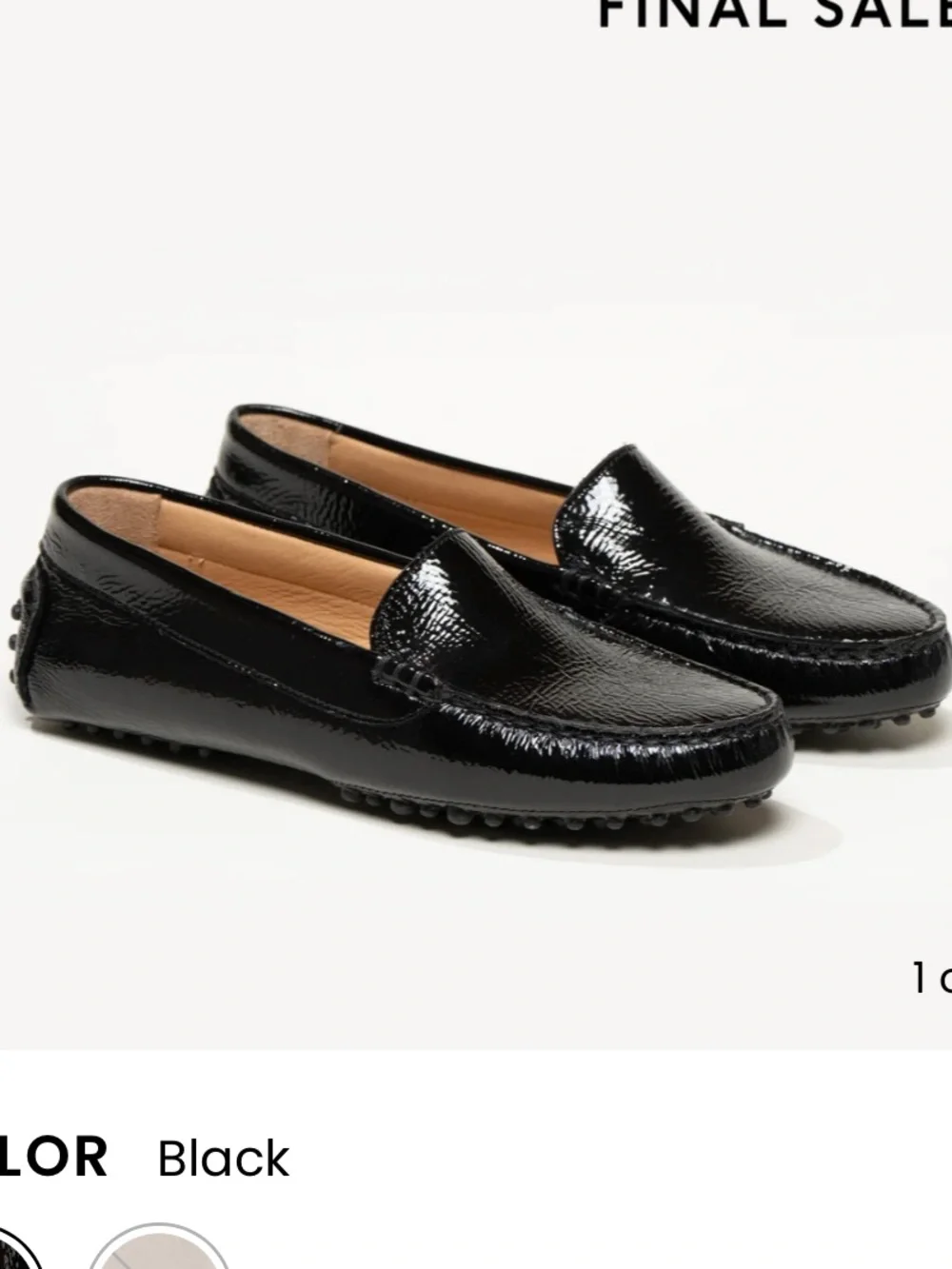 The Felize Moccasins in Black Naplak by M Gemi